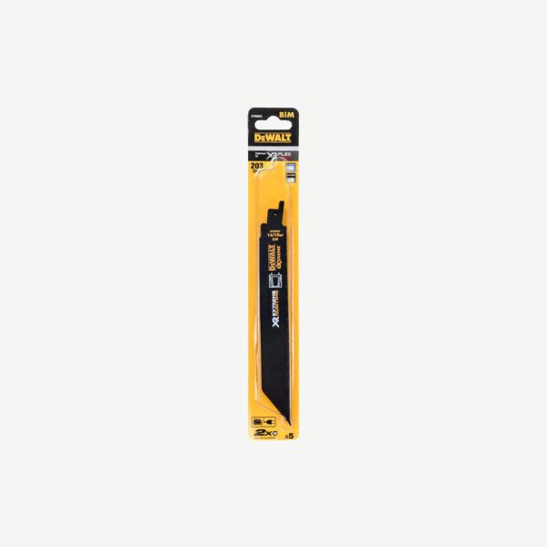 DEWALT RECIP BLADE EXTREME 203MM 14/18TPI METAL 5PC