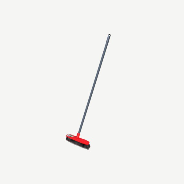 SABCO INDOOR BROOM with UNIVERSAL THREAD - RED