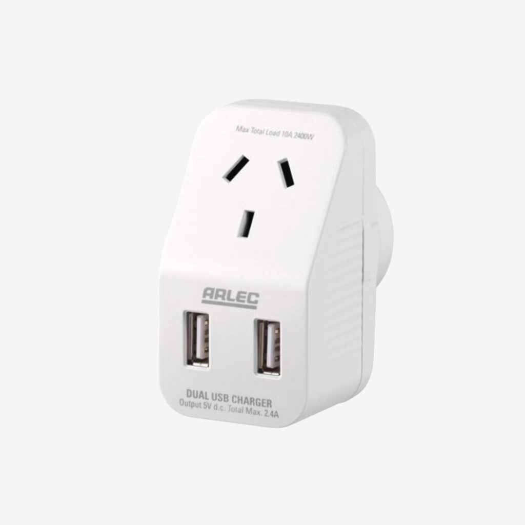 ARLEC ADAPTOR ARLEC SINGLE W 2X USBA DA20 0165907 - R.C. Manubhai & Co ...