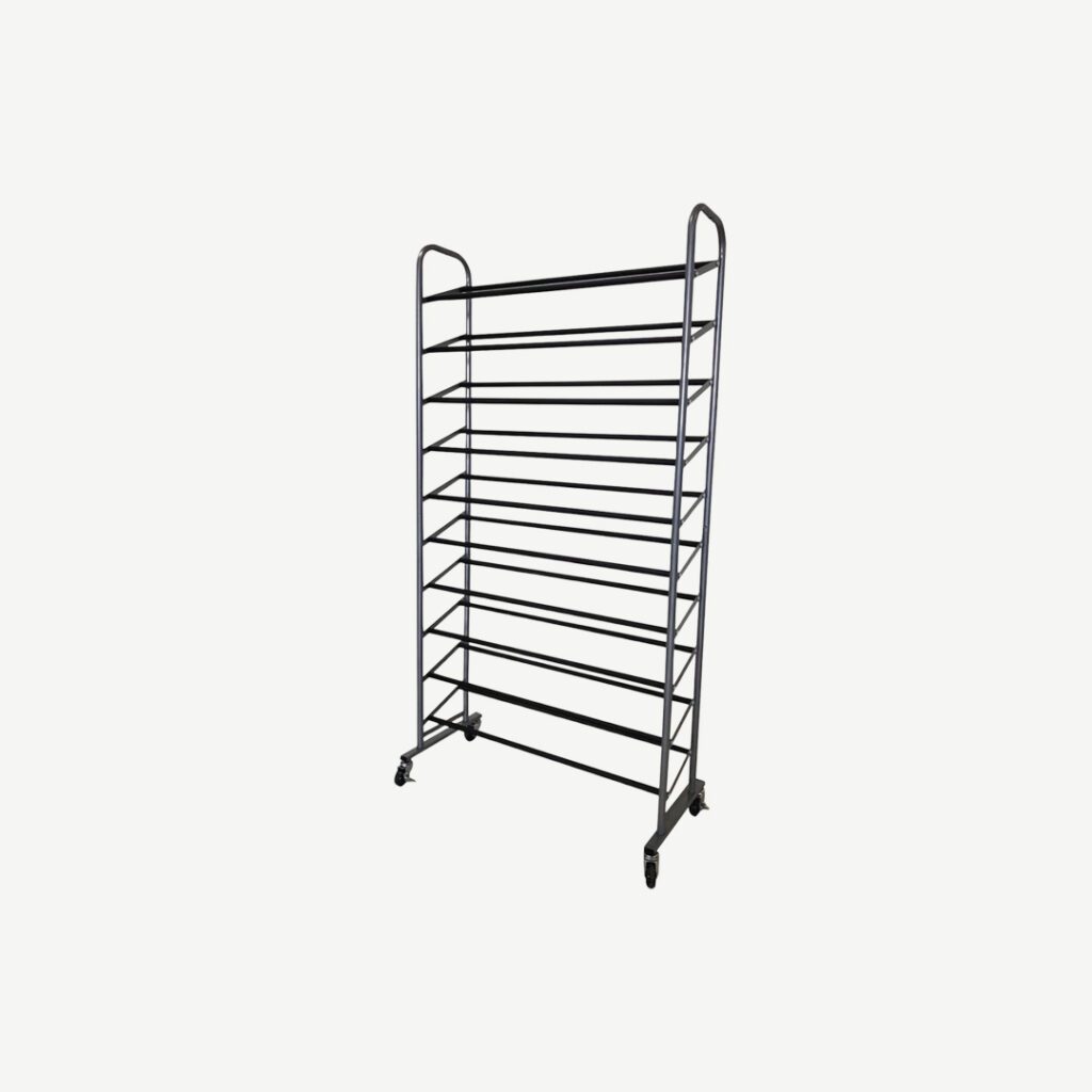 SHOE RACK ALL SET 32 x 77 x 149cm 10TIER W/WHEELS – R.C. Manubhai & Co