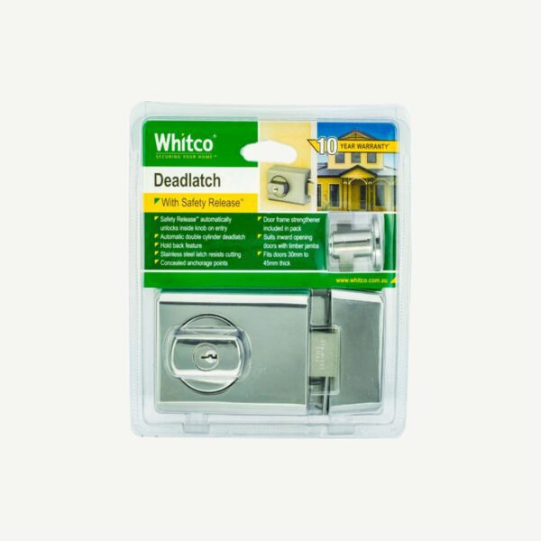 LATCH DEAD PP WHITCO BRGHT CHROME SGL DP W750608 - 4211308