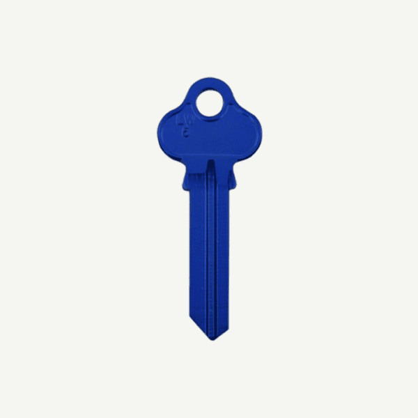 ILCO BLUE ALUMINIUM KK4 DOMESTIC BLANK KEY