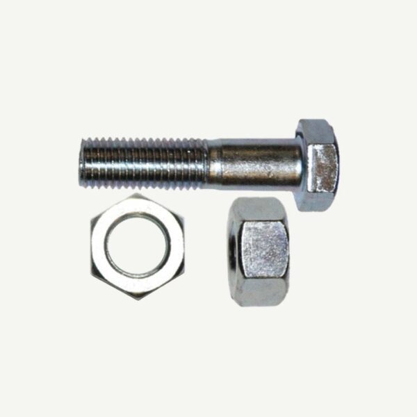 BOLT & NUT HEXAGON HEAD ZINC PLATED M12 x 180 GRADE 4.6