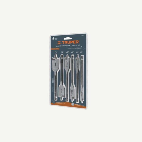 TRUPER SPADE BIT KIT 6PCS