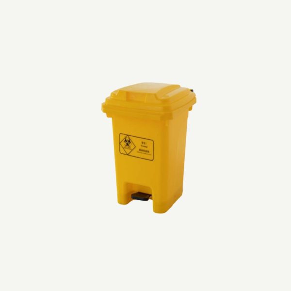 Pedal Bin Trolley Rubbish 80 Ltrs Assorted