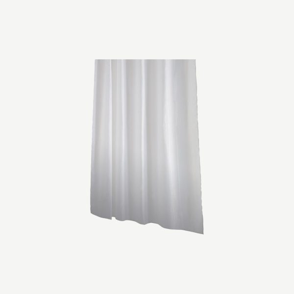 Barelli 180 x 180cm Pearly Hookless Polyester Shower Curtain