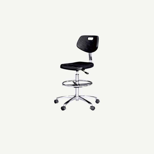  High Drafting Chair With Chorome Base 1 Year Warranty On Gaslift & Castors