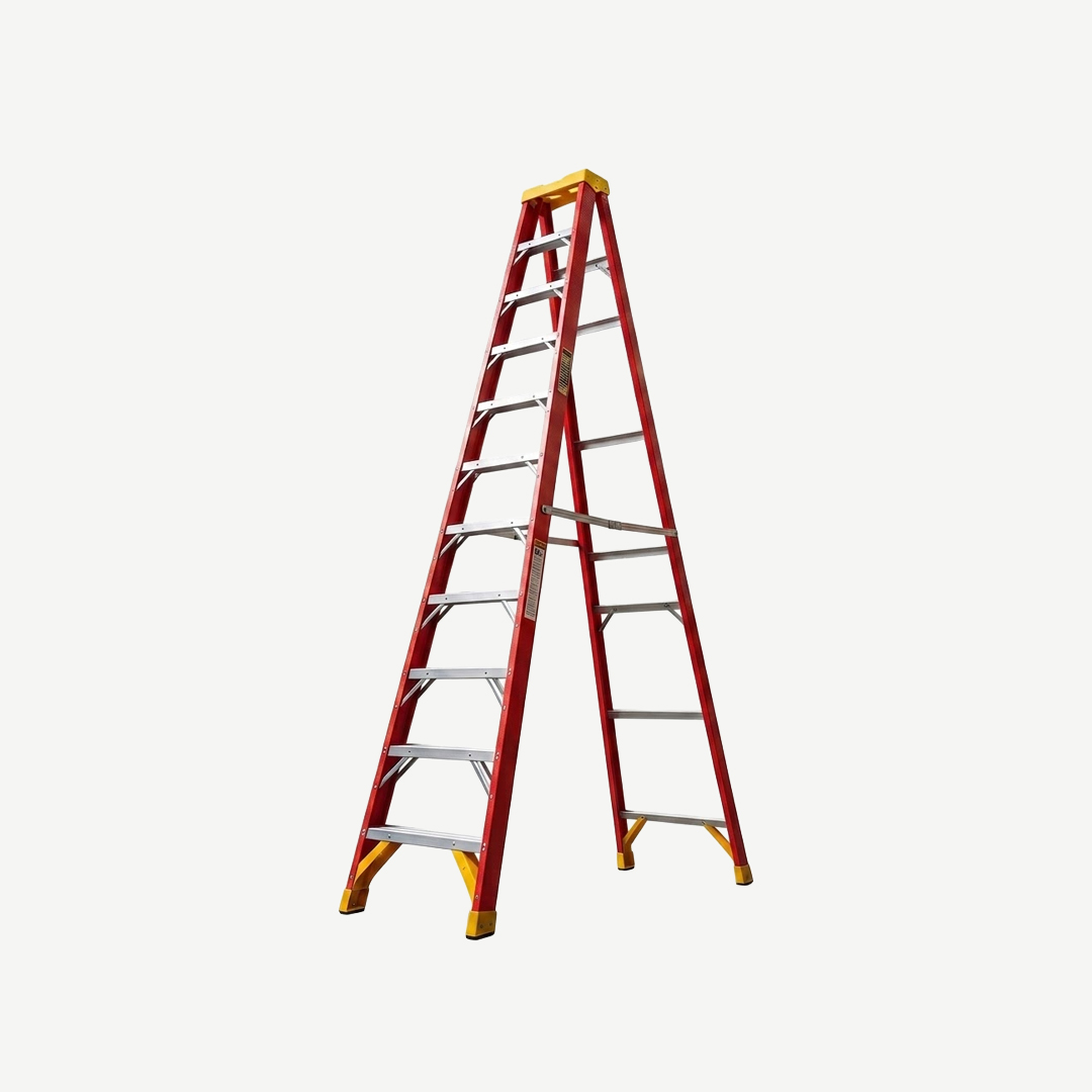 11 STEP FIBERGLASS SINGLE SIDE LADDER 150KG - RCH03782